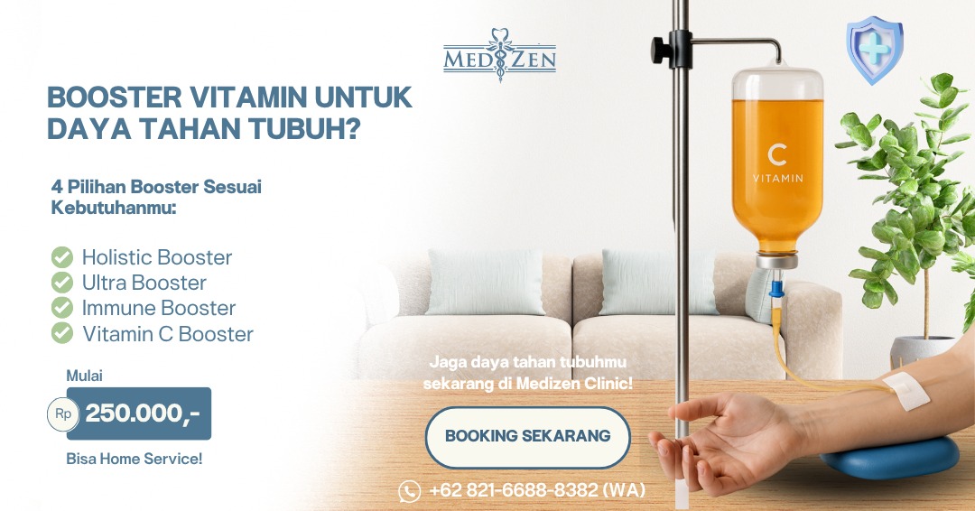 Infus Vitamin Booster: Solusi Efektif Menjaga Daya Tahan Tubuh