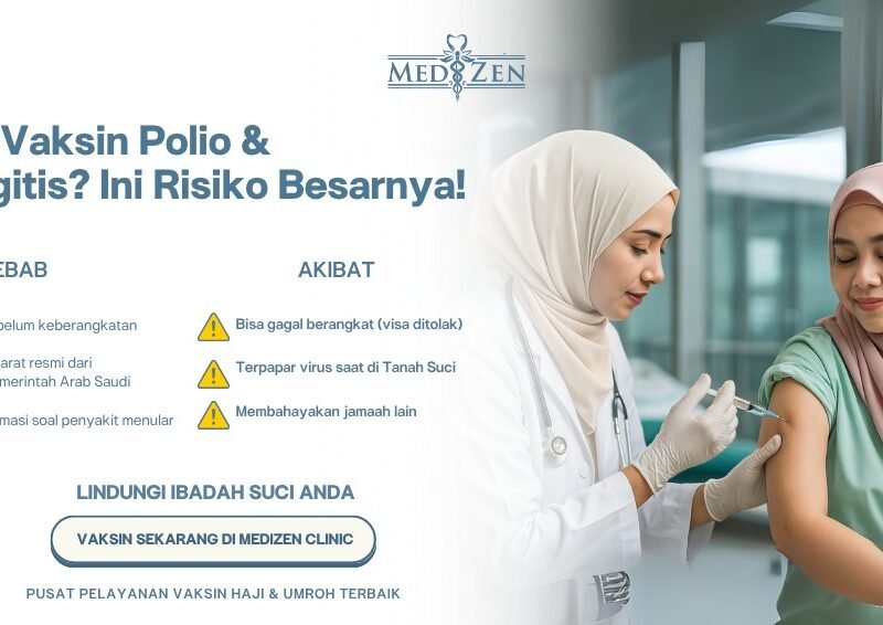 Sebab dan Akibat Tidak Vaksin Polio dan Meningitis Saat Pergi Umroh dan Haji