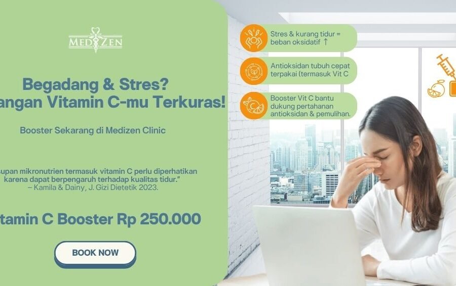 Stres Kronis & Begadang Dapat Menurunkan Cadangan Vitamin C di Tubuh