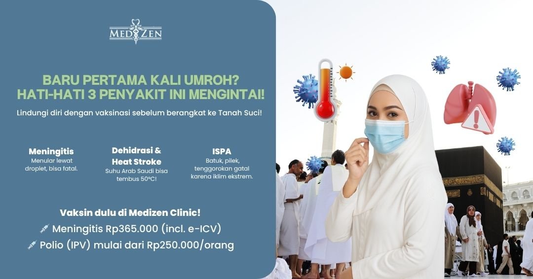 3 Penyakit yang Sering Dialami Orang Indonesia Saat Pertama Kali Umroh atau Haji