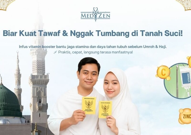 Infus Vitamin Booster Sebelum Ibadah Umroh dan Haji: Cara Jitu Biar Tetap Fit di Tanah Suci