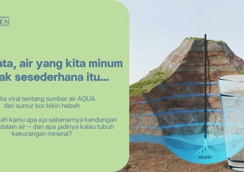 Air Mineral vs Air Demineral: Analisis Kandungan, Kebutuhan Tubuh, dan Isu Sumber Air AQUA dari Sumur Bor