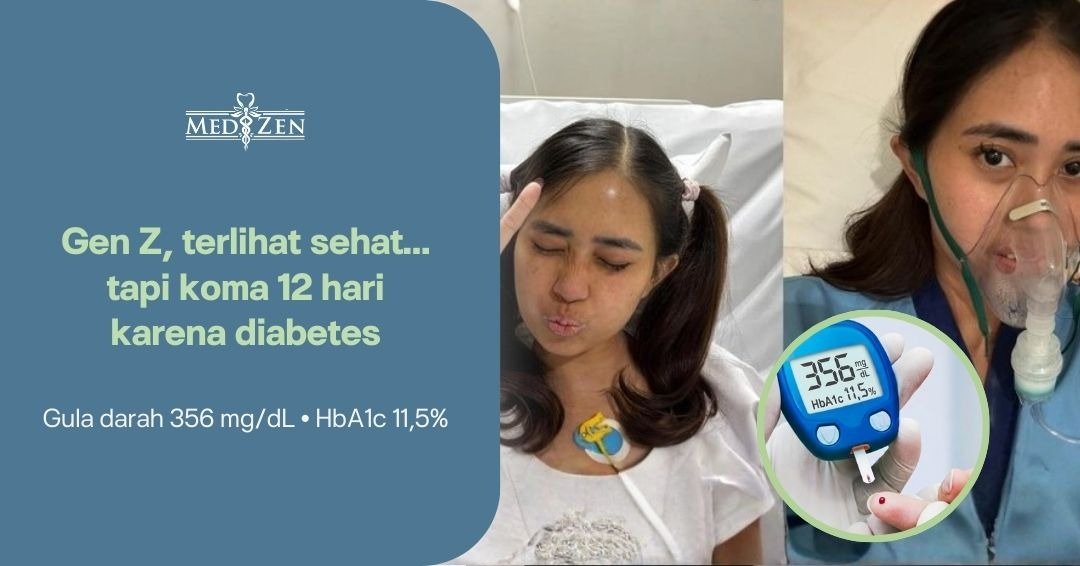 Kisah Gen Z Surabaya Tak Sadar Kena Diabetes: Gula Darah 356 mg/dL dan HbA1c 11,5% Hingga Koma