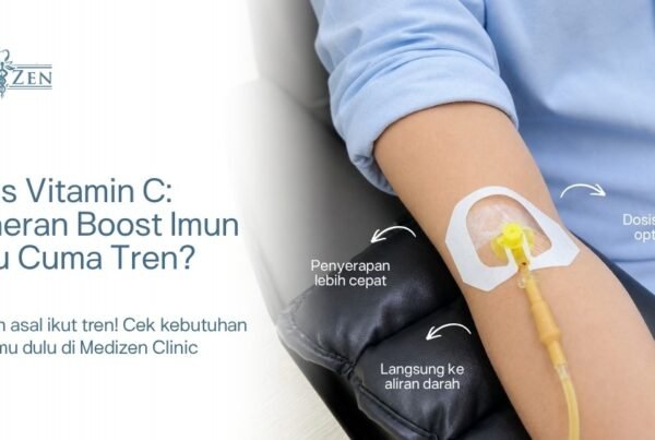 Layanan IV drip vitamin C untuk meningkatkan imunitas di Medizen Clinic Jakarta Selatan