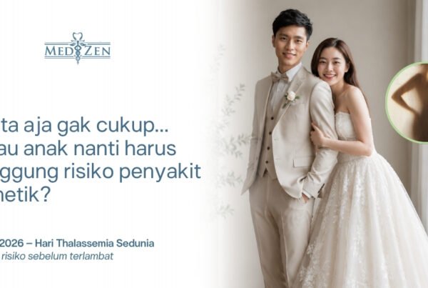Pasangan calon pengantin melakukan tes kesehatan pranikah di Medizen Clinic Jakarta Selatan