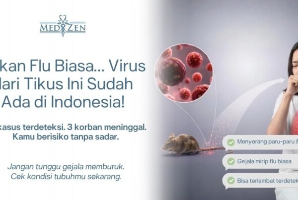 Ilustrasi Hantavirus — virus zoonosis dari tikus penyebab HFRS dan HPS — Medizen Clinic Jakarta Selatan