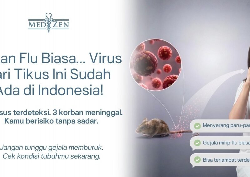 Ilustrasi Hantavirus — virus zoonosis dari tikus penyebab HFRS dan HPS — Medizen Clinic Jakarta Selatan