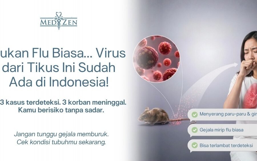 Ilustrasi Hantavirus — virus zoonosis dari tikus penyebab HFRS dan HPS — Medizen Clinic Jakarta Selatan