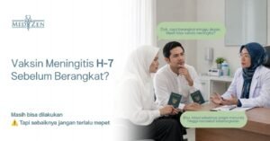 apakah vaksin meningitis bisa dilakukan H-7 sebelum berangkat di Medizen