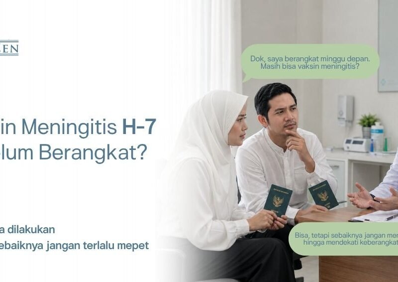 apakah vaksin meningitis bisa dilakukan H-7 sebelum berangkat di Medizen