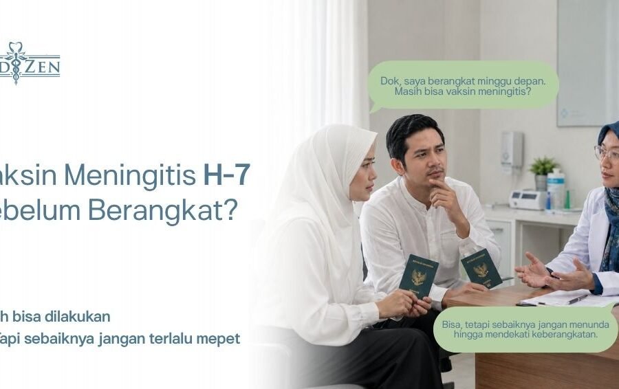 apakah vaksin meningitis bisa dilakukan H-7 sebelum berangkat di Medizen